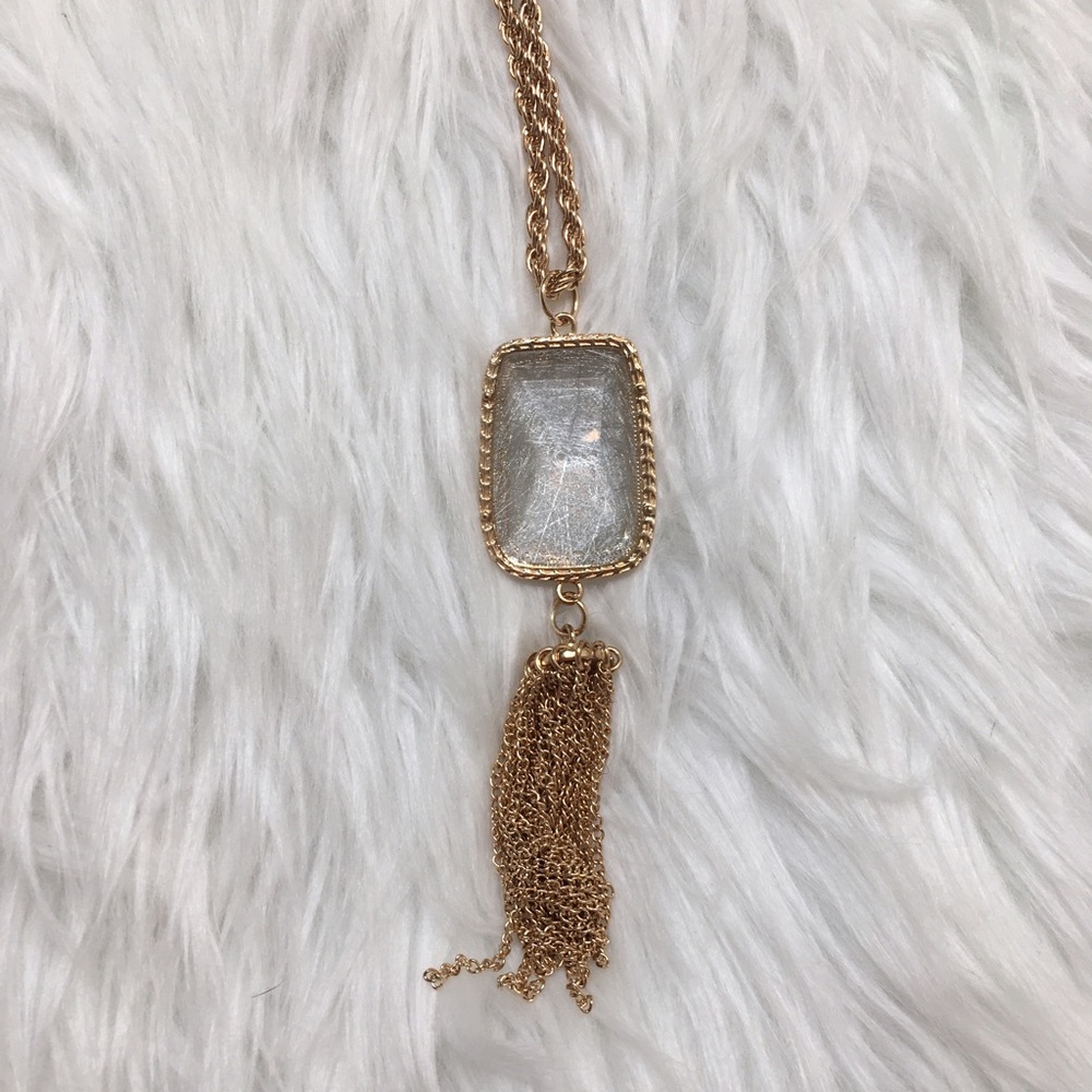 Gold Gem Necklace